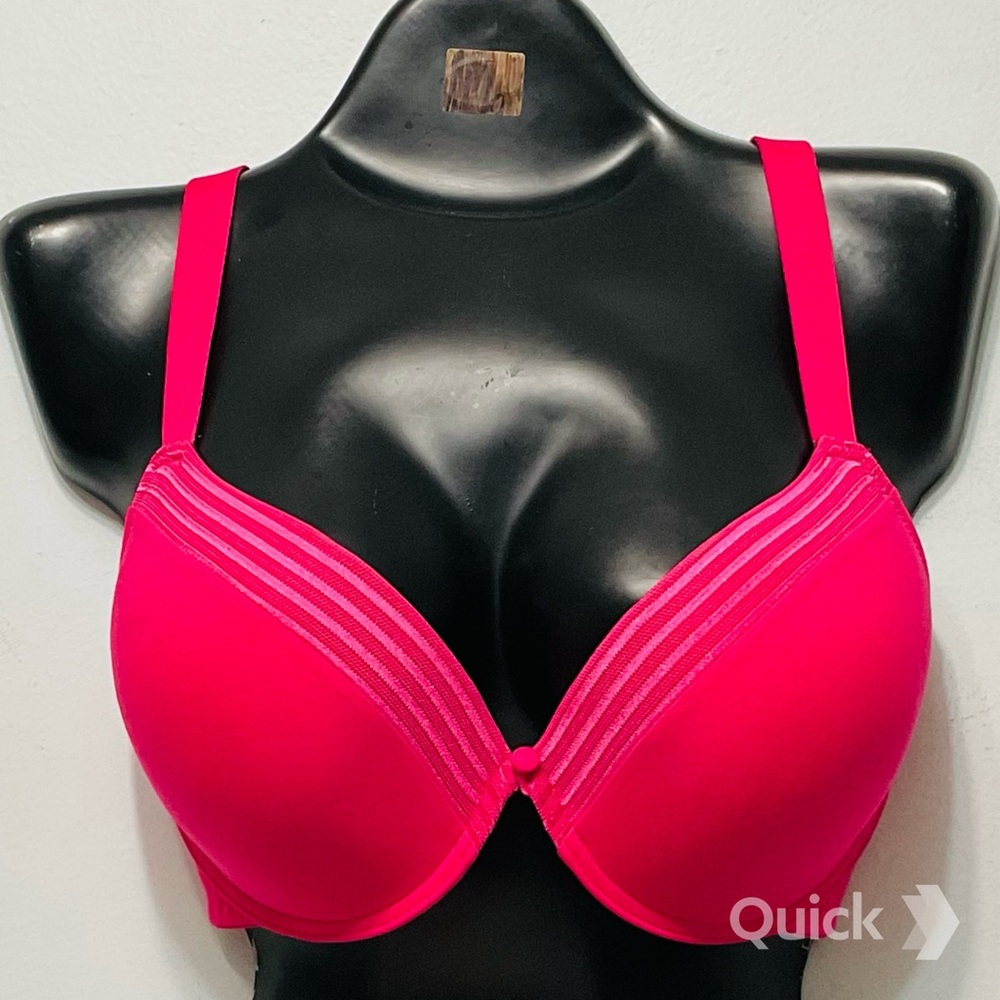 New Avenue Stripe Mesh Contour Cotton Bras